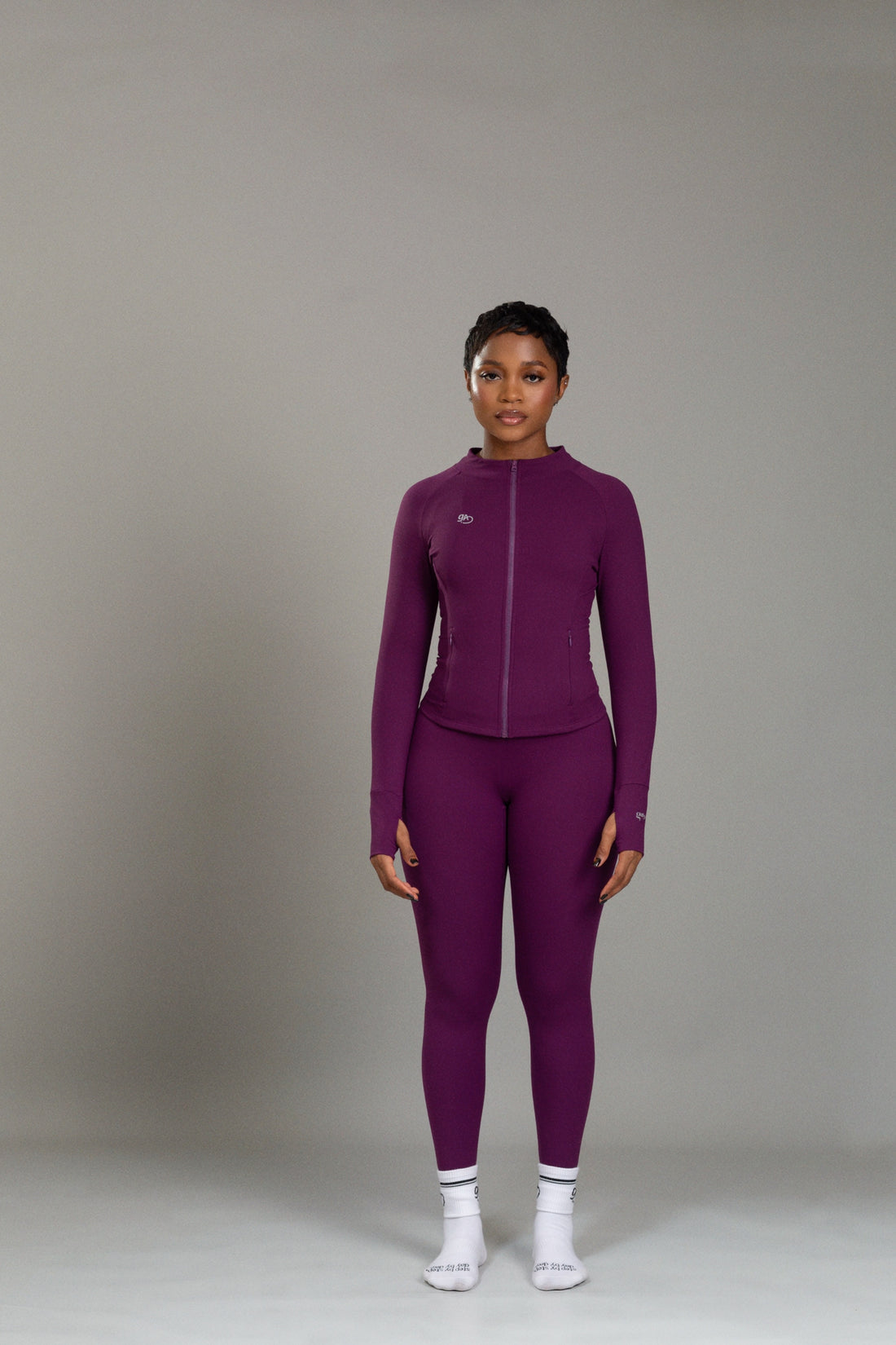 Form high waisted leggings (plum)
