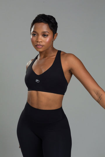 Soft Form scoop-tank bralette (Onyx)