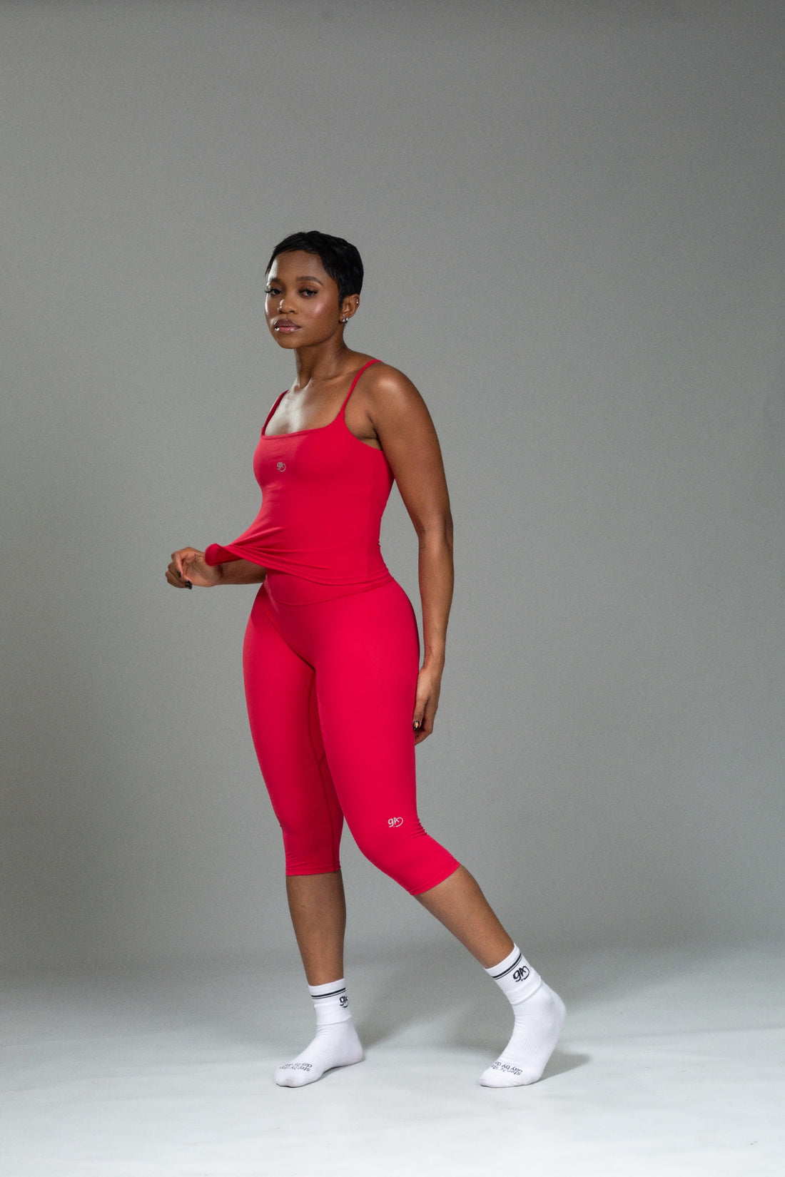 Soft Form Capri leggings (Scarlet)