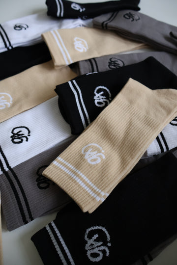 Unisexhalf crew socks (nude)