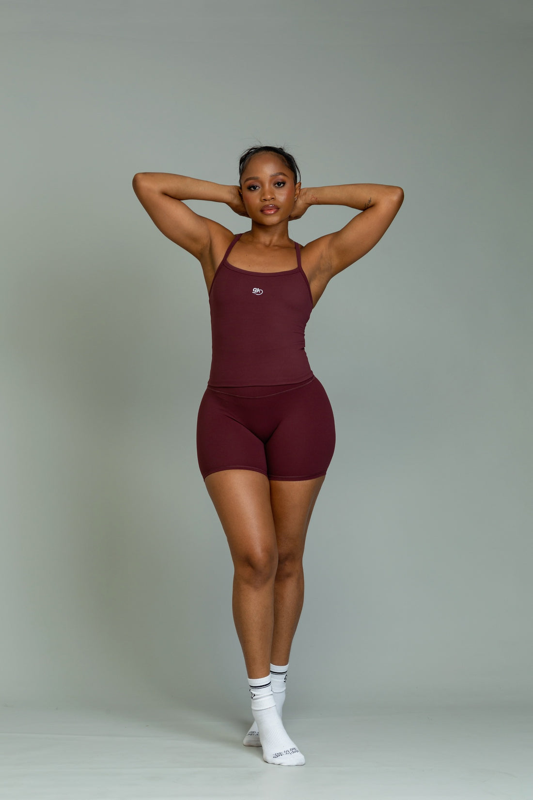 Racerback cami top (mulberry)