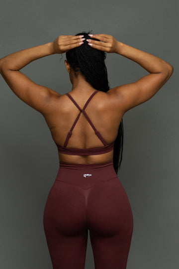 Allure leggings (burgundy)