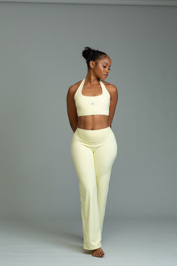 Scoop halter bralette (mimosa)