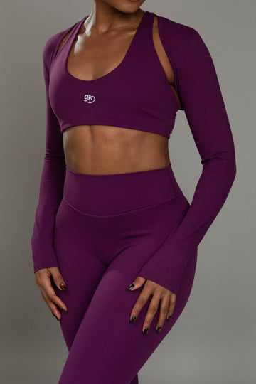 Form layering Bolero (Plum)